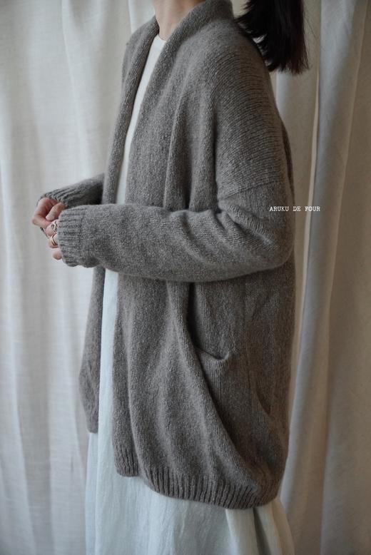 evam eva羊绒扣针开衫毛衣 商品图0