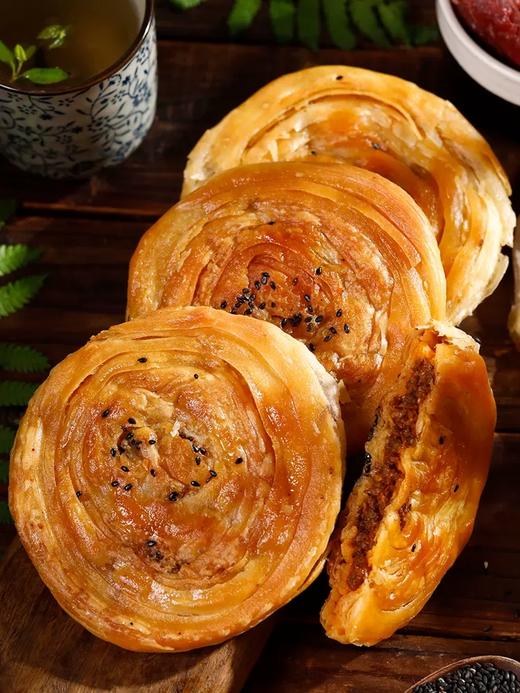 古蜀味道 成都非遗特产 军屯锅盔 煎饼 馅饼 商品图2