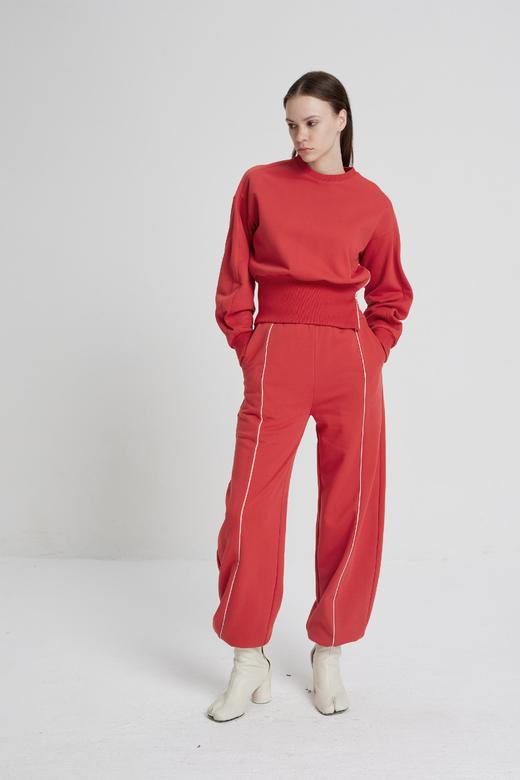 双芽边阔腿两穿卫裤 商品图0