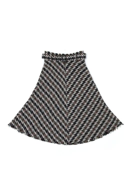 SUMMER & SAGE 条纹流苏半身裙 4818 商品图4