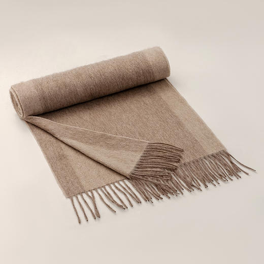 羊毛男士围巾新款韩版秋冬季渐变双色简约围巾时尚保暖围脖35*196cm 商品图14