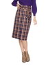 OCTAVIA 复古格纹包臀半裙 5357 商品缩略图0