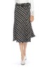 SUMMER & SAGE 条纹流苏半身裙 4818 商品缩略图0
