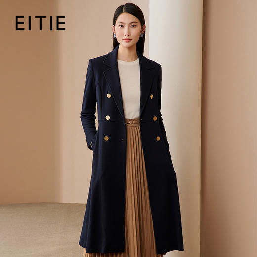 EITIE爱特爱冬季新款收腰显瘦中长款外套6804503 商品图0