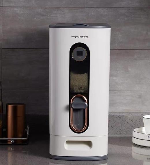 【摩飞计量米桶】家用防虫防潮密封储存罐计量米缸米箱12公斤装收纳盒带盖 商品图1