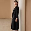 EITIE爱特爱冬季新款气质修身纯羊毛毛呢外套女纯色V领大衣6814533 商品缩略图8