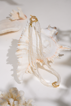  Eloane Gallery多层小米珠项链 拿捏法式复古风，有N种戴法！