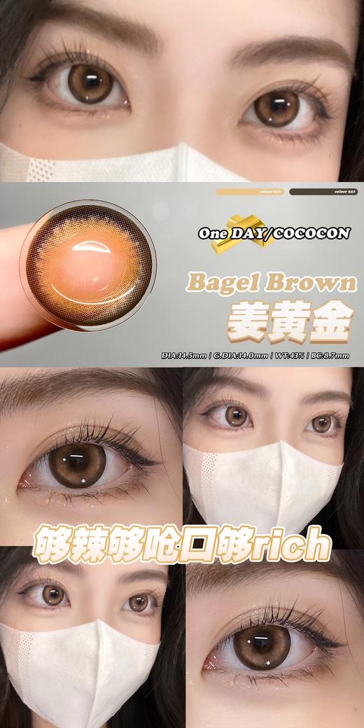 cococon 日抛 姜黄金 直径14.5mm着色14.0mm 商品图7