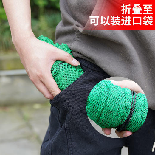 便携式迷你简易鱼护方便装鱼网袋小型网兜小号尼龙编织溪流大肚渔网ccl23 商品图1