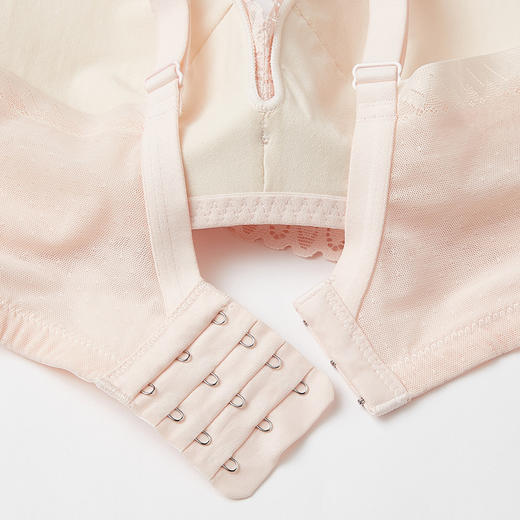 都市丽人自然舒适常规内衣A中厚3/4杯蕾丝文胸三排树脂胶圈LB3AA1 商品图14