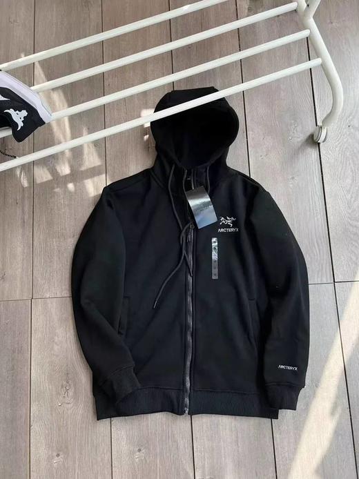 ARC鸟！加产！雪山绒！ BIRD EMBLEM 休闲情侣加绒加厚连帽衫拉链外套 商品图3