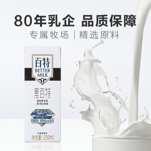 【天友】黑百特牛奶早餐奶250ml*12 商品图2