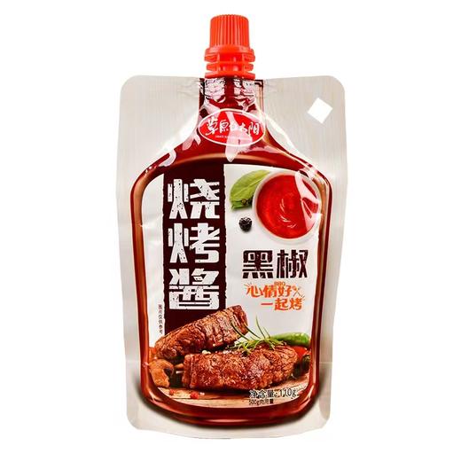 草原红太阳黑椒烧烤酱110g 商品图0