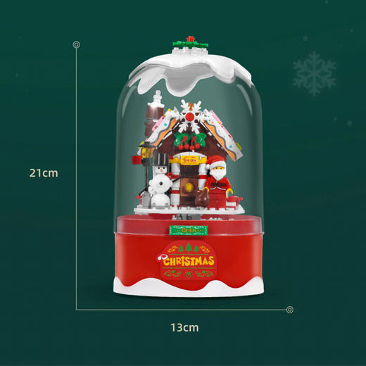 澳嘉特圣诞节雪花积木音乐盒  MXT 商品图6