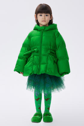 JNBY    22年冬款  中长款带帽羽绒服  1MAC11810