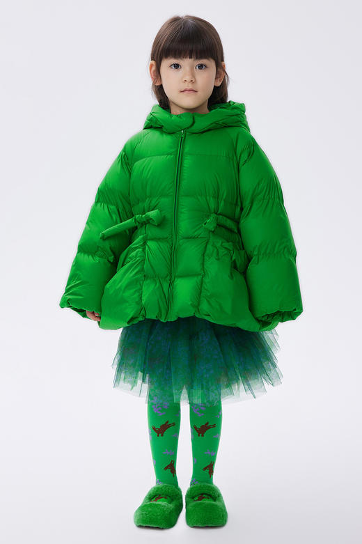 JNBY    22年冬款  中长款带帽羽绒服  1MAC11810 商品图0