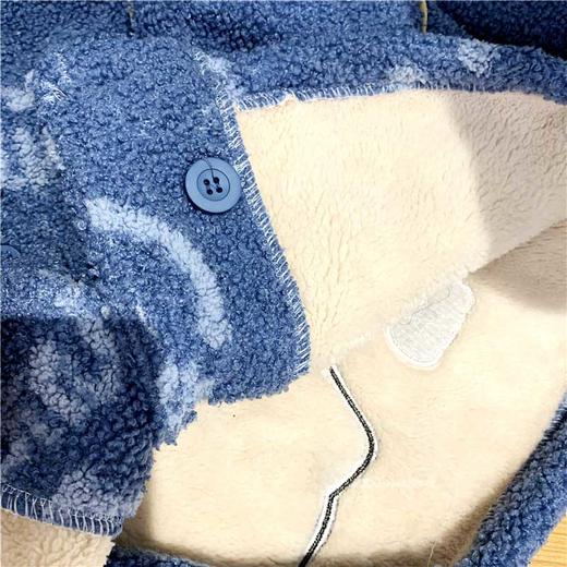 秋冬季泰迪复合绒加厚女睡衣套装中长款保暖甜美宽松家居服【FF22836】 商品图1