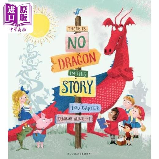 预售 【中商原版】Deborah Allwright 英文故事绘本2册套装 There Is No Big Bad Wolf Dragon In This Story 没有大灰狼龙的故事 商品图1