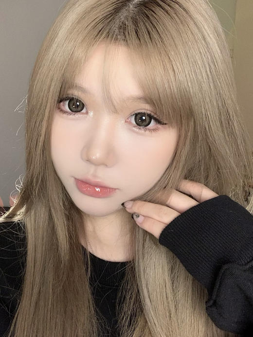 【大直径】PFGIRLCON-奶栗熊-14.5mm【半年抛 0-800度 含525/575】 商品图1