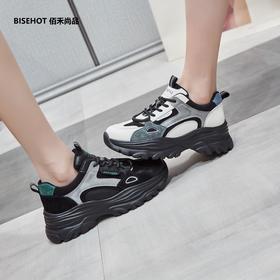 新品加绒厚底百搭休闲老爹鞋253B25565