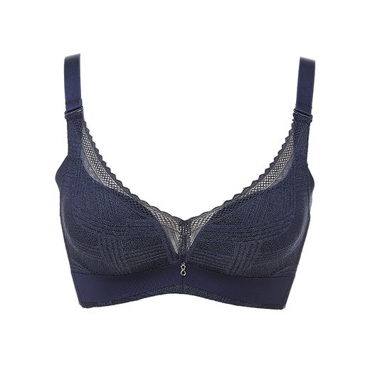 都市丽人舒软挺塑调整型内衣AB:中厚C:薄3/4杯蕾丝塑身文胸四排树脂胶圈LJ34A3 商品图7