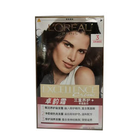 欧莱雅卓韵自然深棕色染发霜3