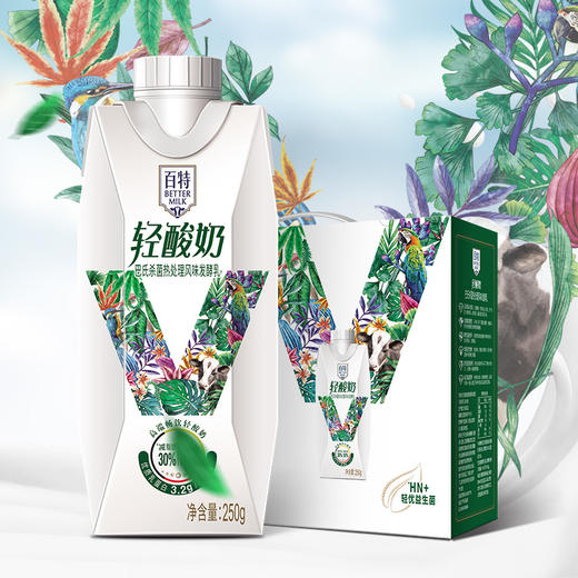 【天友】百特轻酸奶250g*10盒整箱常温 礼盒装送礼 商品图2