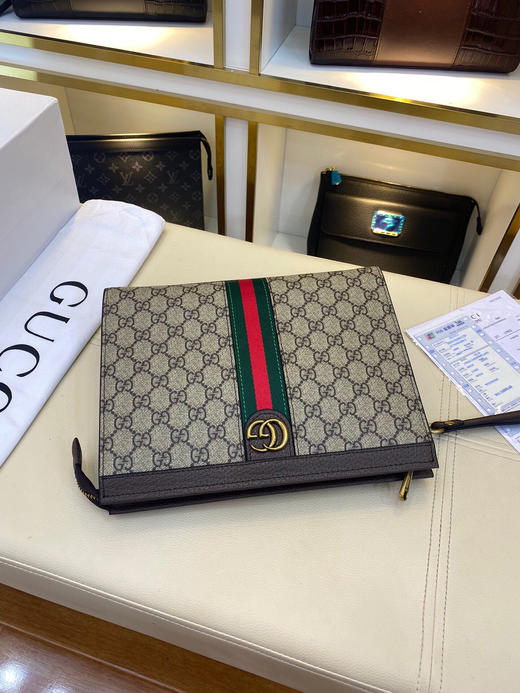 秋冬特惠💰420 古驰高端男士休闲手拿包66498-4 商品图3