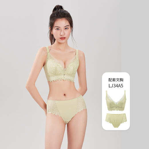 都市丽人舒软挺塑系列双拉面料中腰平角塑身配裤新年本命年红品LP39A5 商品图3