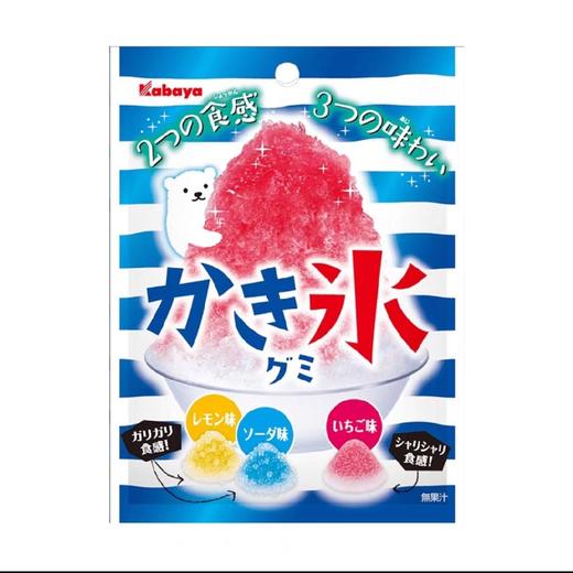 日本进口kabaya喀芭雅软糖西瓜刨冰果汁水果儿童零食QQ糖果宝宝 商品图1