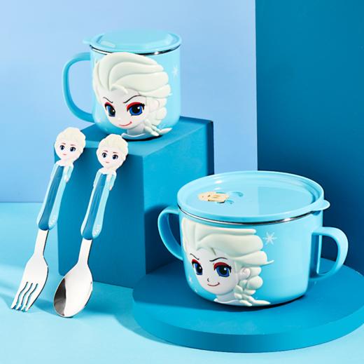 Disney迪士尼儿童碗不锈钢餐具礼盒套装 XHR 商品图2