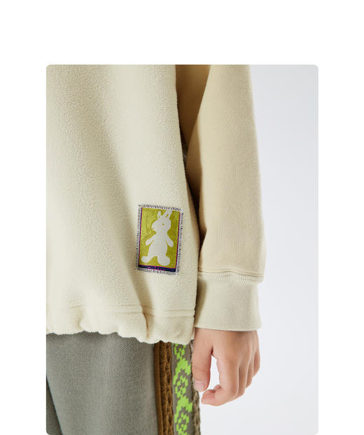 JNBY   22年冬款  柔软灯芯绒无帽套头卫衣   1MA411570 商品图3