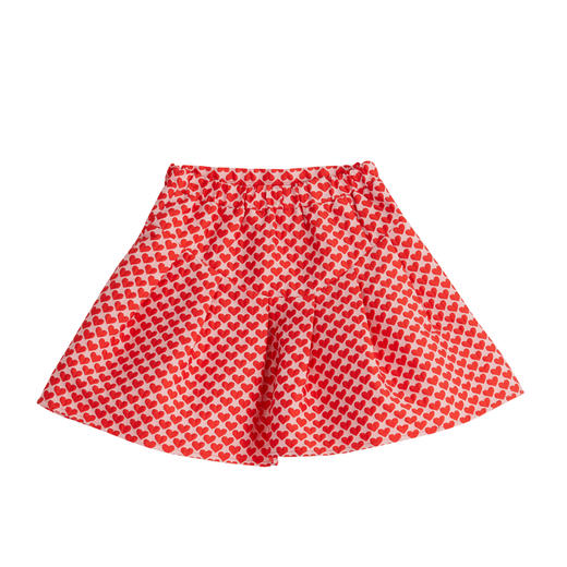 谜底童装22冬季新款爱心图案保暖可爱系小香风套装B1DKTZ0601 商品图4