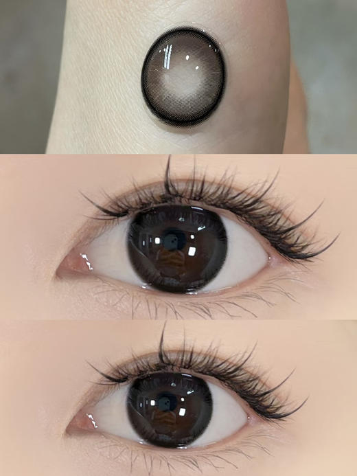 【大直径】Kumicon-墨墨汁-14.5mm【月抛 0-800度 无525/575】 商品图5