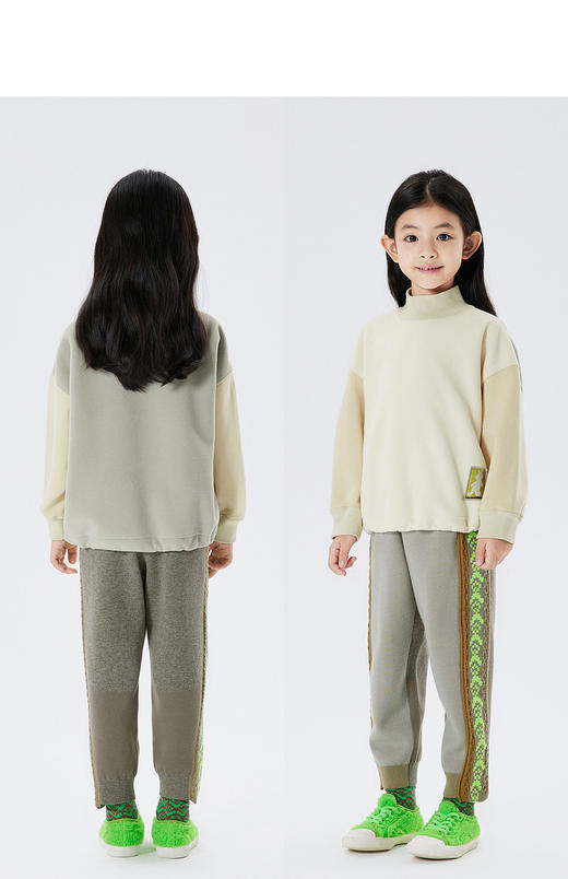 JNBY   22年冬款  柔软灯芯绒无帽套头卫衣   1MA411570 商品图4