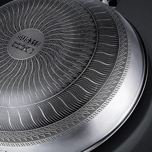 炊大皇316多层钢炒锅32cm（配锅盖） 商品图4