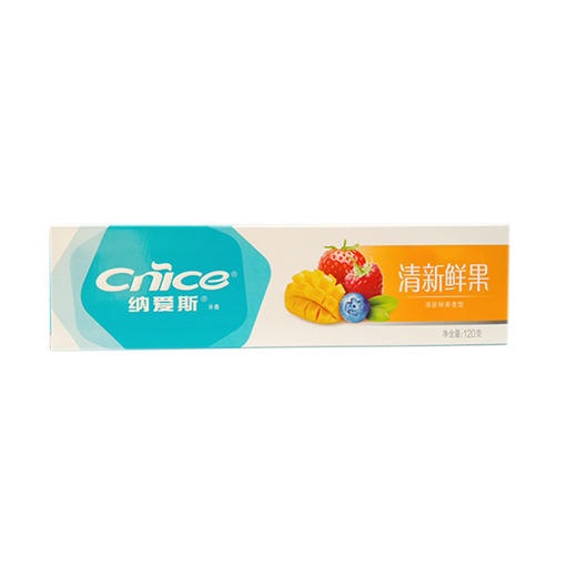 纳爱斯清新鲜果牙膏120g 商品图0