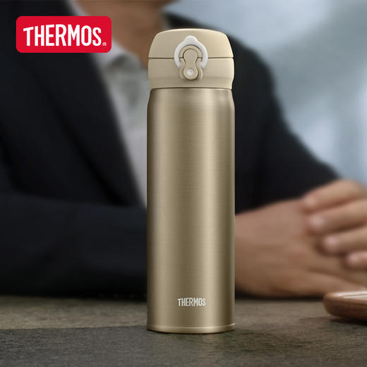 膳魔师THERMOS 纯钛保温杯高档商务抑菌茶杯超轻钛杯TCTG-500 商品图3
