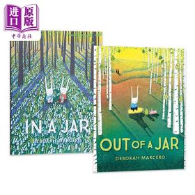 【中商原版】Deborah Marcero 罐子里外有什么 In Out of a Jar 童话故事绘本2册套装 记忆 友谊的魔力 3-7岁 精装 英文原版