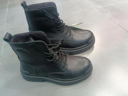 三羽牛皮真皮男女款军靴9206 商品图2