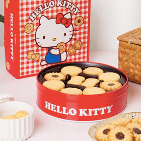 日本波路梦凯蒂猫什锦曲奇饼干礼盒326g 香浓酥脆好吃不腻 051223