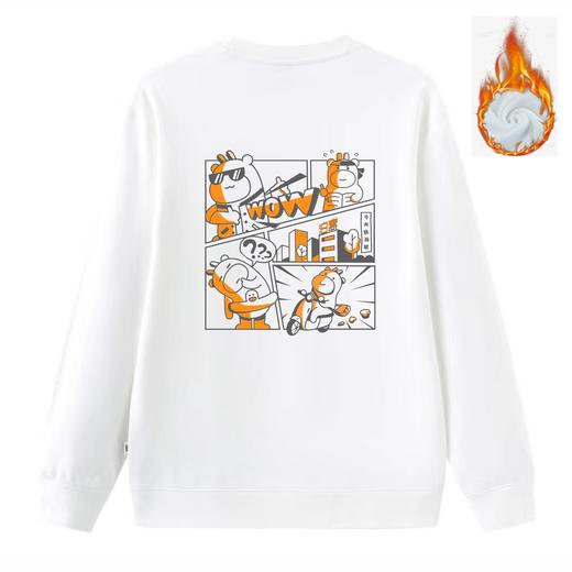 卫衣卡通款（加绒白色） 商品图1