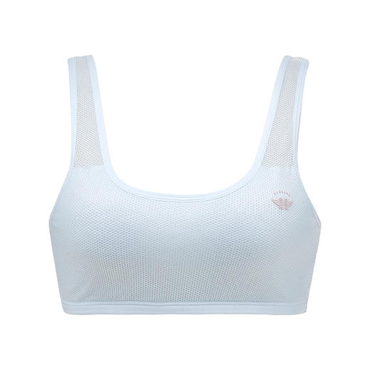 都市丽人少女三步优选内衣无尺码超薄背心式透气网孔文胸无排扣无钢圈BB36C2 商品图6