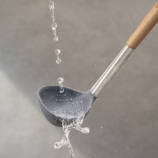 炊大皇木柄硅胶汤勺 商品图3