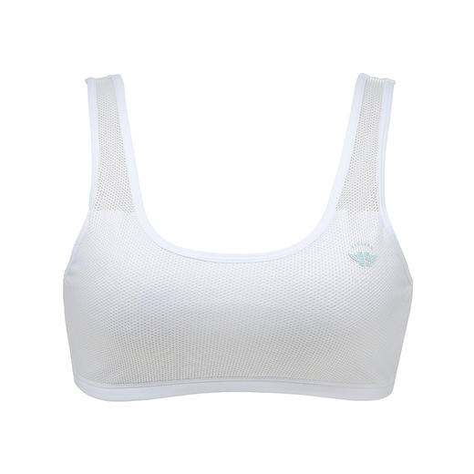 都市丽人少女三步优选内衣无尺码超薄背心式透气网孔文胸无排扣无钢圈BB36C2 商品图5