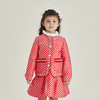 谜底童装22冬季新款爱心图案保暖可爱系小香风套装B1DKTZ0601 商品缩略图0