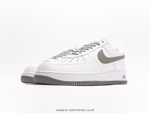 耐克Nike Air Force 1 Low白灰空军一号休闲运动板鞋AH0286-111男女鞋 商品图4