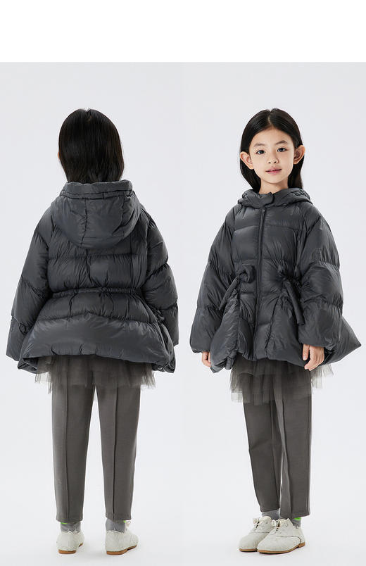 JNBY    22年冬款  中长款带帽羽绒服  1MAC11810 商品图7