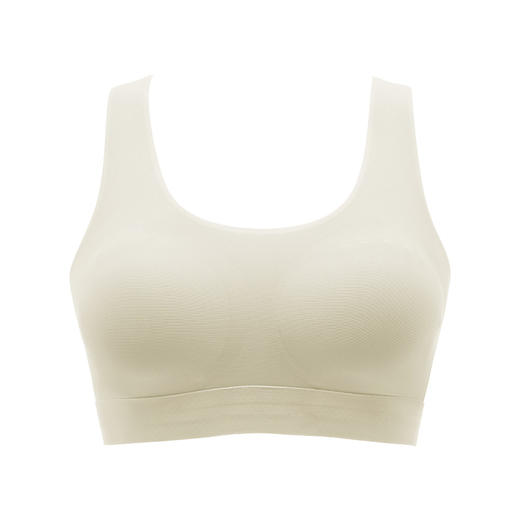 都市丽人少女三步优选内衣无尺码薄背心式泳布文胸无排扣无钢圈BB36C5 商品图4