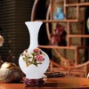 佛罗端斯-中式珐琅彩玉瓷花瓶家庭装饰品乔迁新居客厅电视柜摆件 商品缩略图0